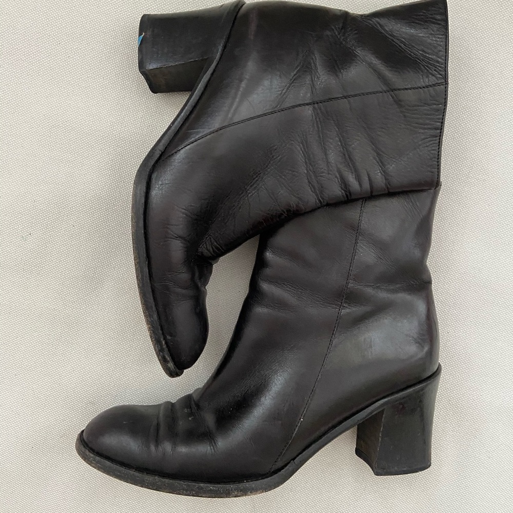 Black Heeled Ankle Booties